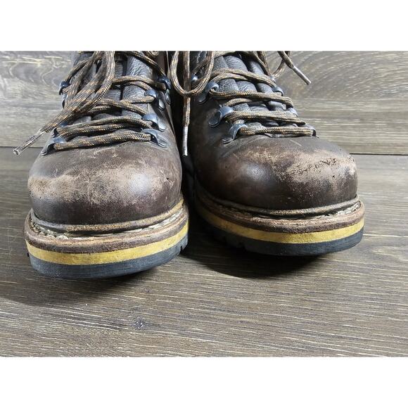 Hanwag Grunten Hiking Boot Lady Womens 5.5 EU 37.5 Brown Leather Gorpcore Lace - Picture 5 of 11